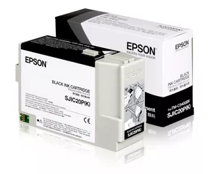 Epson SJIC20P(K) BLACK ink cartridge for TM-C3400BK