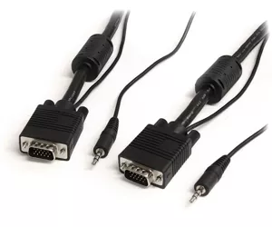 StarTech.com 2m Coax High Resolution Monitor VGA Cable with Audio HD15 M/M