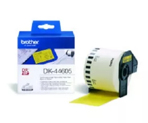 Brother DK-44605 Continuous Removable Yellow Paper Tape (62mm)