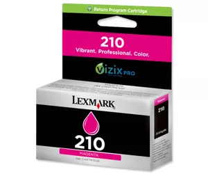Lexmark 210XL M струйный картридж 1 шт Подлинный Высокая (XL) Пурпурный