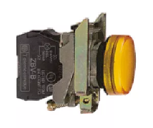 Schneider Electric XB4BVM5 alarm light indicator 230-240 V Yellow