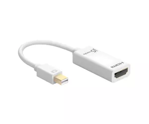 j5create JDA159 mini DisplayPort™ to 4K HDMI™ Adapter, White
