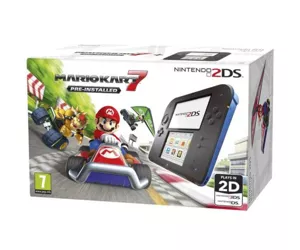 Nintendo 2DS + Mario Kart 7 portable game console 8.97 cm (3.53") Touchscreen Black, Blue