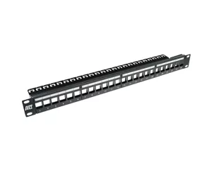 ACT 24 Port Keystone-jack patchpanel without connectors