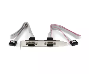 StarTech.com 2 IDC - 2 DB-9, F/M 2 x DB-9 2 x IDC Серебристый, Белый