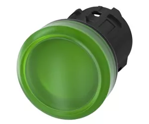 Siemens 3SU1001-6AA40-0AA0 alarm light indicator Green