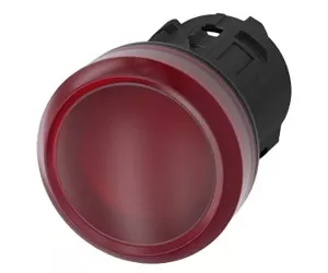 Siemens 3SU1001-6AA20-0AA0 alarm light indicator Red