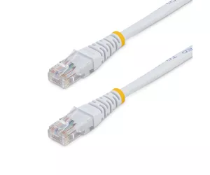 StarTech.com 15m Cat5e White Molded RJ45 UTP Cat 5e Patch Cable - 15 m Patch Cord