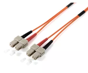 Equip SC/SC Fiber Optic Patch Cable, OS2, 10m