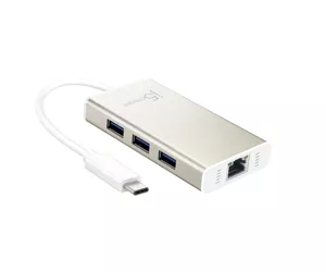 j5create JCH471-N USB-C™ Gigabit Ethernet & Hub Multi Adapter