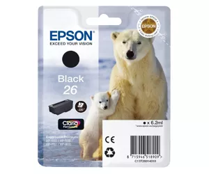 Epson Polar bear Singlepack Black 26 Claria Premium Ink