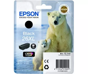 Epson Singlepack Black 26XL Claria Premium Ink