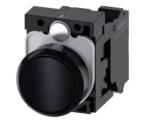Siemens 3SU1100-0AB10-3BA0 elektrinė pavara Juoda