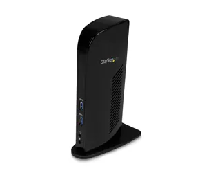 StarTech.com Dual Monitor USB 3.0 Docking Station with HDMI - DVI - 6 x USB Ports~Dual Monitor USB 3.0 Laptop Docking Station with HDMI & DVI/VGA, 6x USB-A Hub, GbE, Audio, Universal Type-A Dock - Windows/macOS/ChromeOS