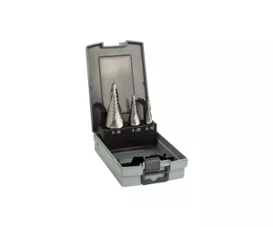 Bosch HSS Step Drill Bit, 3-Flat Shank, Sets