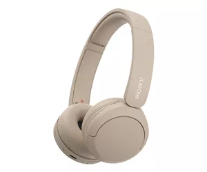 Sony WH-CH520 Laisvų rankų įranga Bevielis Su lankeliu Skambučiai / muzika C tipo USB Bluetooth Įkrovimo stovas Kreminė spalva