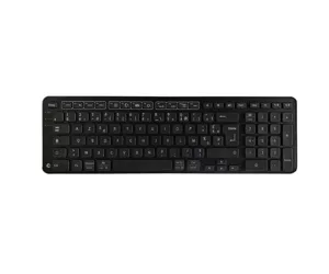 Contour Design Balance клавиатура Радиочастотный беспроводной + USB AZERTY Французский Черный