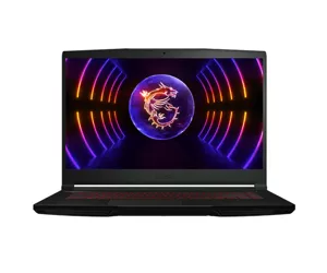 MSI Gaming GF63 12VE-054FR Thin Laptop 39.6 cm (15.6") Full HD Intel® Core™ i5 i5-12450H 16 GB DDR4-SDRAM 512 GB SSD NVIDIA GeForce RTX 4050 Wi-Fi 6 (802.11ax) Windows 11 Home Black
