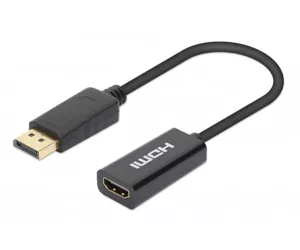 Manhattan 153713 гендерный адаптер DisplayPort HDMI Черный