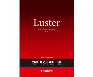 Canon LU-101 Luster Fotopapier Pro A3 Plus – 20 Blatt