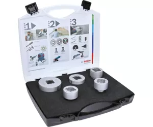 Bosch 2608599037 Kit frese a secco diamantate 5 parti 1 pz.