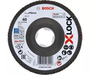 Bosch X-LOCK X571 BEST FOR METAL Šlifavimo diskas