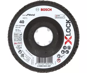 Bosch 2 608 619 197 angle grinder accessory Flap disc