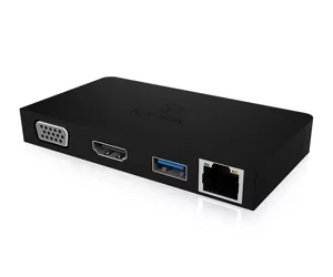 ICY BOX USB Type-C DockingStation with integrated cable