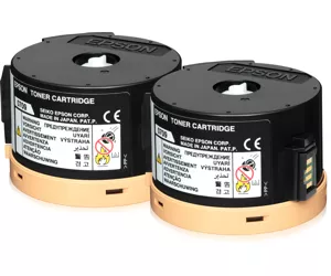 Epson Double Toner Cartridge Pack 2 x 2.5k