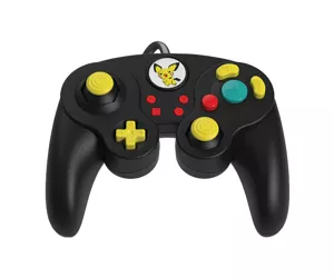 PDP Pichu Melns USB Džoistiks Analogā / digitālā Nintendo Switch