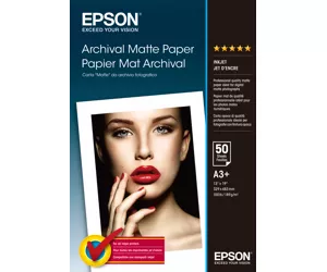 Epson Archival Matte Paper, DIN A3+, 192g/m², 50 Sheets