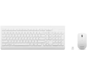 Lenovo GX30W75336 klaviatuur Hiir kaasa arvatud USB + Bluetooth QWERTY Valge