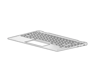HP L72408-001 notebook spare part Top case