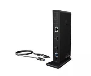 ICY BOX IB-DK2251AC Wired USB 3.2 Gen 2 (3.1 Gen 2) Type-A Black