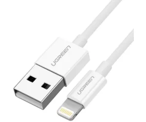 Ugreen cable USB 2.0 A lightning 2m, 5V/2.4A iPhone 7 / 7plus / 6S/ 6 / 6 Plus, iPhone 5s/5c/5, iPad Mini/Mini 2, iPad