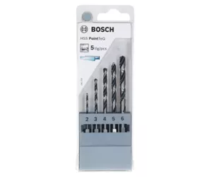 Bosch HSS Twist Drill Bit PointTeQ Sey Pointed chisel drill bit 5 шт