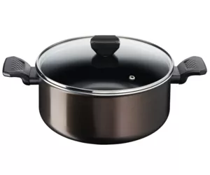 Tefal Easy Cook & Clean B5544602 saucepan Round Black, Brown