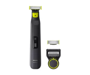Philips OneBlade Pro QP6530/31 barzdos kirpimo mašinėlė „Wet & Dry“ Juoda