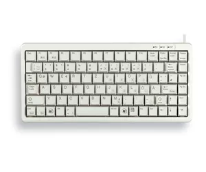 CHERRY Compact Keyboard, QWERTY, 83 keys, Combi USB/PS2, Light Grey