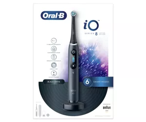 Oral-B iO 80349443 elektrinis dantų šepetėlis Suaugusiems Vibruojantis dantų šepetėlis Juoda