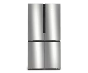 Siemens iQ300 KF96NVPEA side-by-side refrigerator Freestanding 605 L E Silver