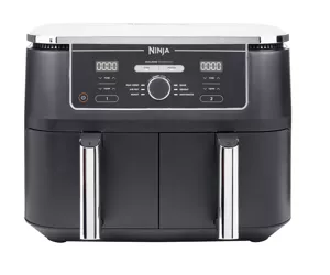 Ninja AF400EU fryer Double 9.5 L Stand-alone 2470 W Hot air fryer Black