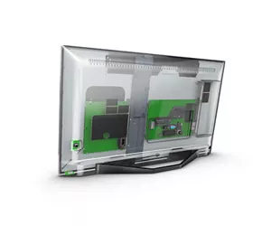 Philips 24HFL3014P/12 teler 61 cm (24") HD Must, Läbipaistev
