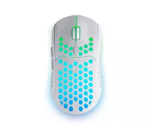 Mars Gaming MMW3W, Wireless Gaming Mouse, RGB Flow, Ultralight 79g, 3200DPI, White