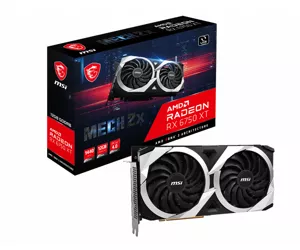 MSI MECH RADEON RX 6750 XT 2X 12G graphics card AMD 12 GB GDDR6