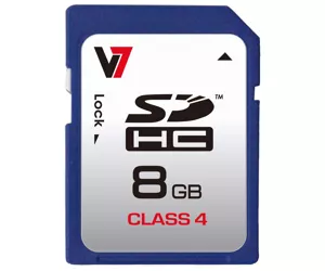 V7 SDHC Memory Card 8GB Class 4