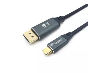 Equip USB-C to DisplayPort Premium Cable, M/M, 1.0m, 8K/60Hz