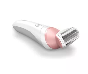 Philips 6000 series BRL146/00 raseerija naisele 1 pea(d) Trimmer Hall, Roosa, Valge