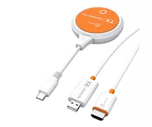 j5create JVAW62 Audio/video raidītājs un uztvērējs Oranžs, Balts