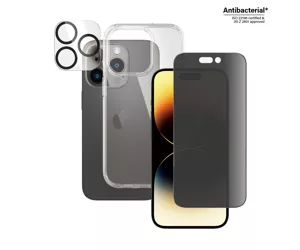 PanzerGlass ® Privacy 3-in-1 Pack iPhone 14 Pro